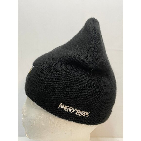 Angry Birds beanie hat cap 8" Intel App up black - Picture 5 of 9